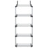 Door Organizer with 5 Shelves 20.5"x7.9"x53.1" Aluminum