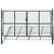 Double Door Fence Gate Powder-Coated Steel