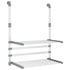 Drying Rack for Balcony 21.3"x9.8"x16.5" Aluminum