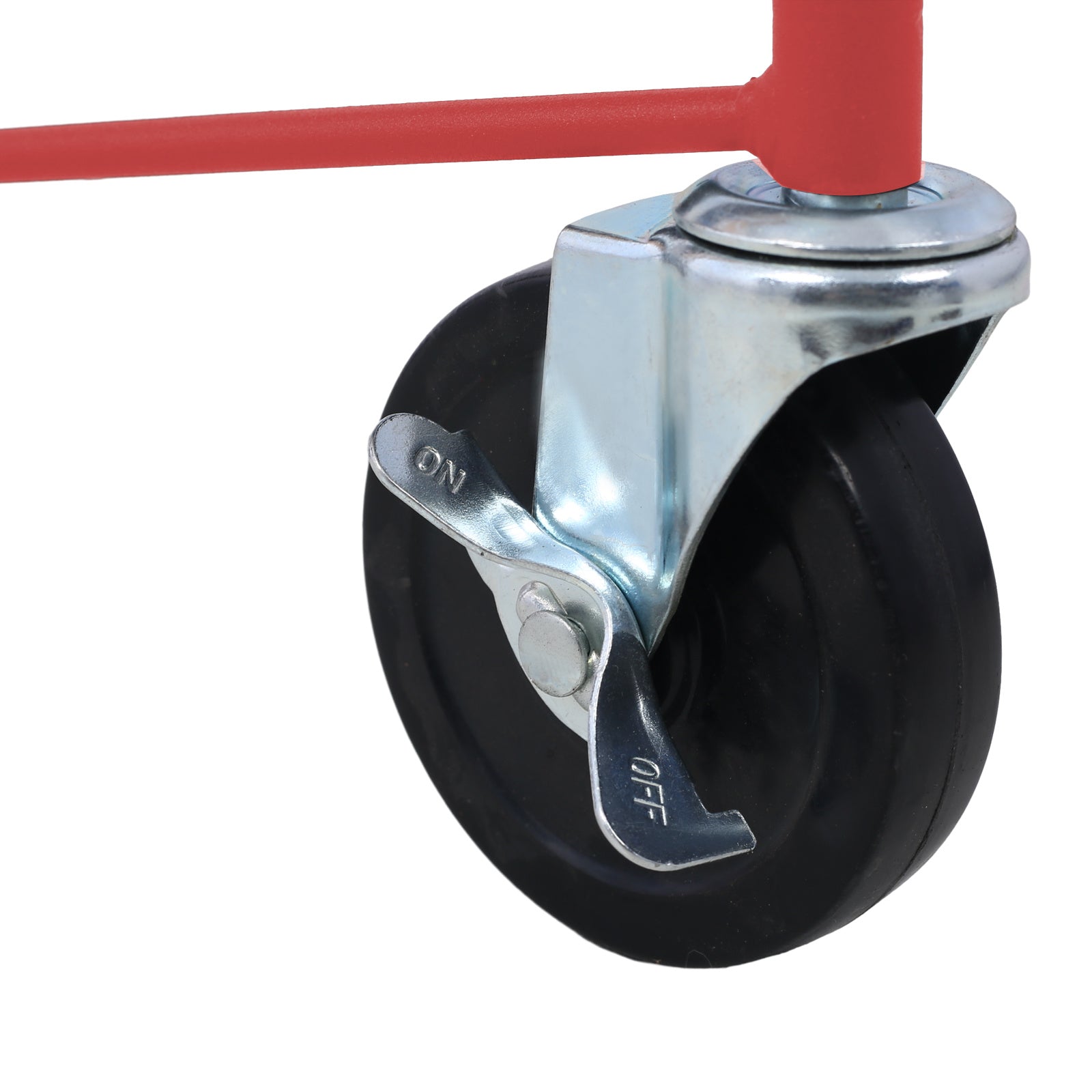 Drywall Lift Panel 11' Lift Drywall Panel Hoist Jack Lifter, RED+BLACK