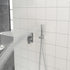 Dual Shower Head - 12 Inch Wall Mounted Square Shower System with Rough-in Valve,Chrome