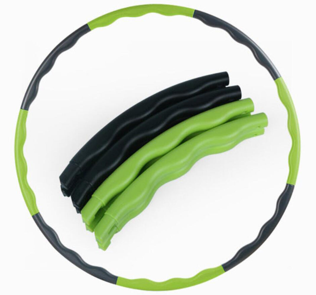 Ergonomic Hula Hoop 8 Section Detachable Design with Wave-Shaped Fitness Exercise Hula Hoop - WoodPoly.com