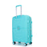 Expandable Hardshell Suitcase Double Spinner Wheels PP Luggage Sets Lightweight Durable Suitcase with TSA Lock,3-Piece Set (20/24/28) , Lake Blue