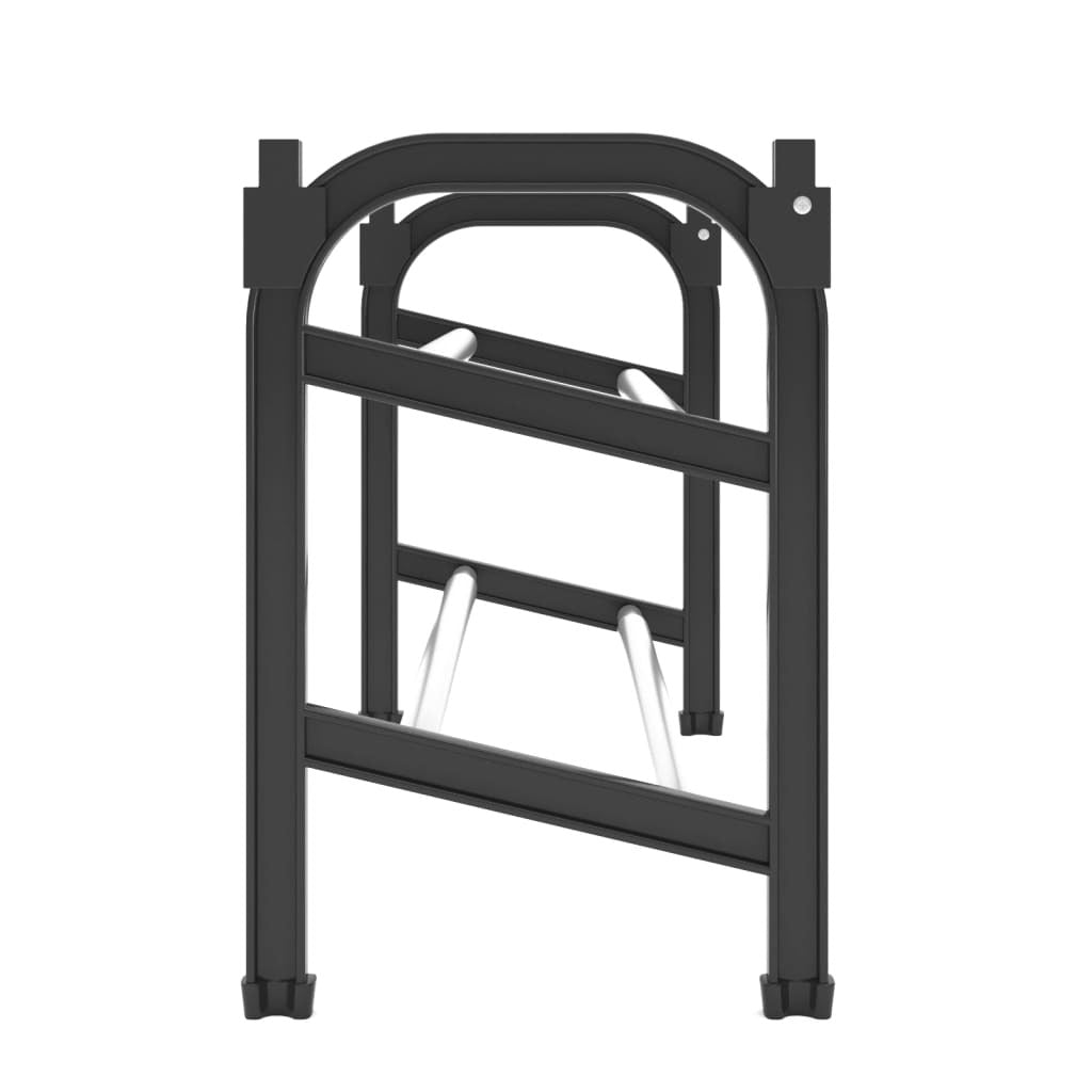 Extendable Shoe Rack with 2 Shelves 46.9