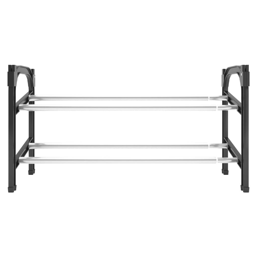 Extendable Shoe Rack with 2 Shelves 46.9