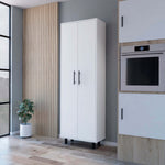 Fagan 2-Door 5-Shelf Kitchen Pantry White