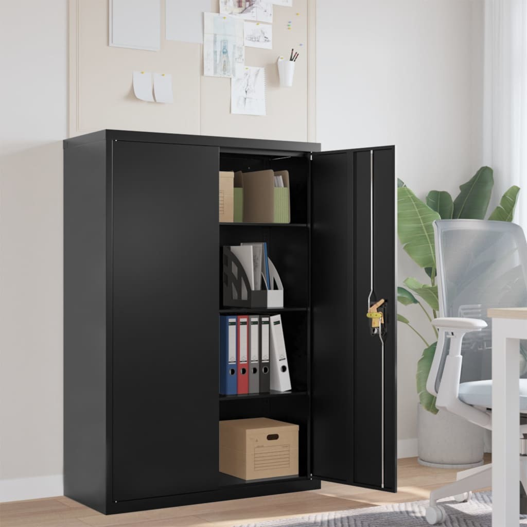 File Cabinet Black 35.4