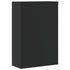 File Cabinet Black 35.4"x15.7"x55.1" Steel
