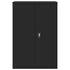 File Cabinet Black 35.4"x15.7"x55.1" Steel
