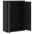 File Cabinet Black 35.4"x15.7"x55.1" Steel