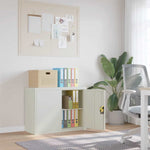 File Cabinet Light Gray 35.4"x15.7"x27.6" Steel