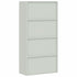 File Cabinet Light Gray 35.4"x15.7"x70.9" Steel