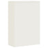 File Cabinet White 35.4"x15.7"x55.1" Steel