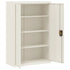 File Cabinet White 35.4"x15.7"x55.1" Steel