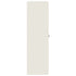 File Cabinet White 35.4"x15.7"x55.1" Steel