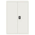 File Cabinet White 35.4"x15.7"x55.1" Steel