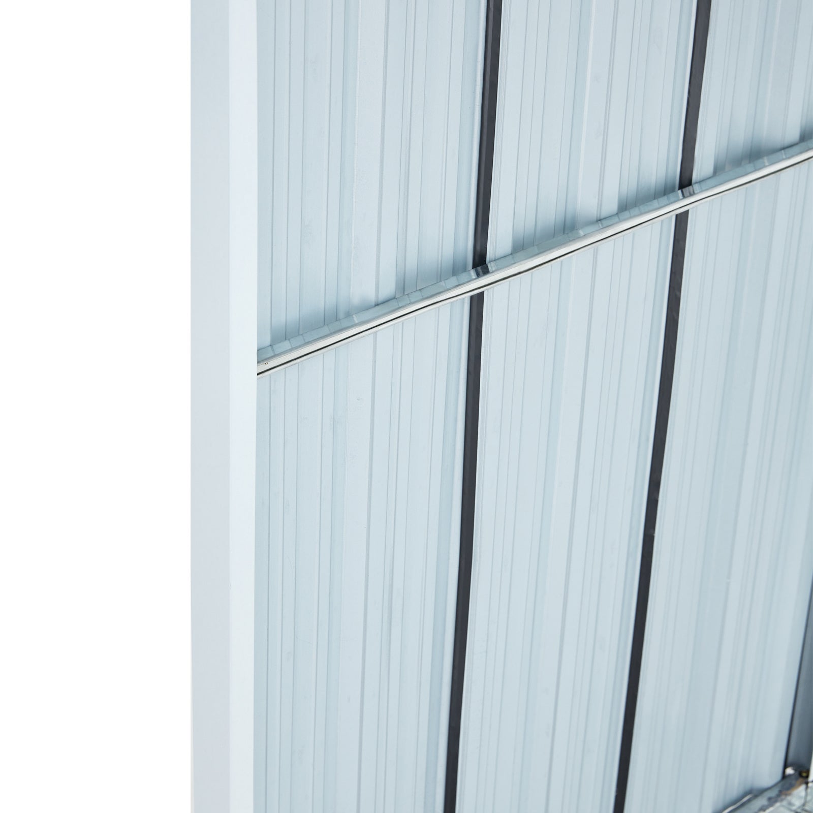 Firewood Rack, Log Holder with Roof, Log Storage, Firewood Stand for Outdoor Backyard Garden Patio Porch, Gray Galvanized Steel 129.9