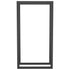 Firewood Rack Matt Black 19.7"x11"x37" Steel