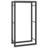Firewood Rack Matt Black 19.7"x11"x37" Steel