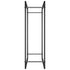 Firewood Rack Matt Black 31.5"x11"x33.9" Steel