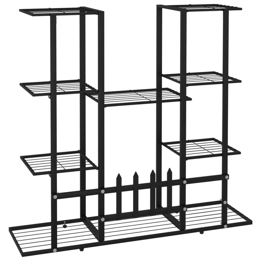 Flower Stand 37.2"x9.8"x35" Black Iron
