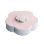 Flower Type Rotating Candy Box Melon Seed Nut Candy Snack Dry Fruit Holder Plastic Storage Box Plate Dish Tray Table Organizer Partition Manager Box Party - WoodPoly.com