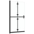 Foldable Walk-in Shower Wall Transparent ESG Glass 31.5"x74.8"
