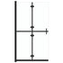 Foldable Walk-in Shower Wall Transparent ESG Glass 31.5"x74.8"