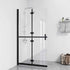 Foldable Walk-in Shower Wall Transparent ESG Glass 39.4"x74.8"