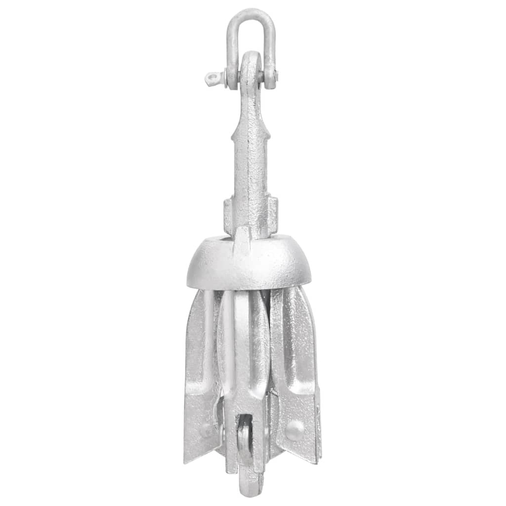 Folding Anchor Silver 1.5 lb Malleable Iron