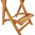 Folding Patio Bar Stools 2 pcs Solid Wood Acacia