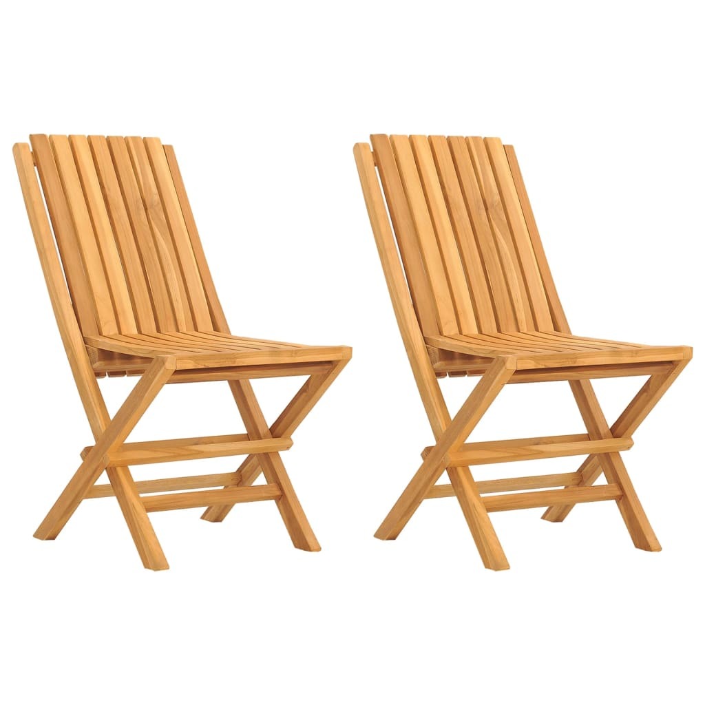 Folding Patio Chairs 2 pcs 18.5