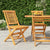 Folding Patio Chairs 2 pcs 18.5"x24.8"x35.4" Solid Wood Teak