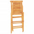 Folding Patio Chairs 2 pcs 18.5"x24.8"x35.4" Solid Wood Teak