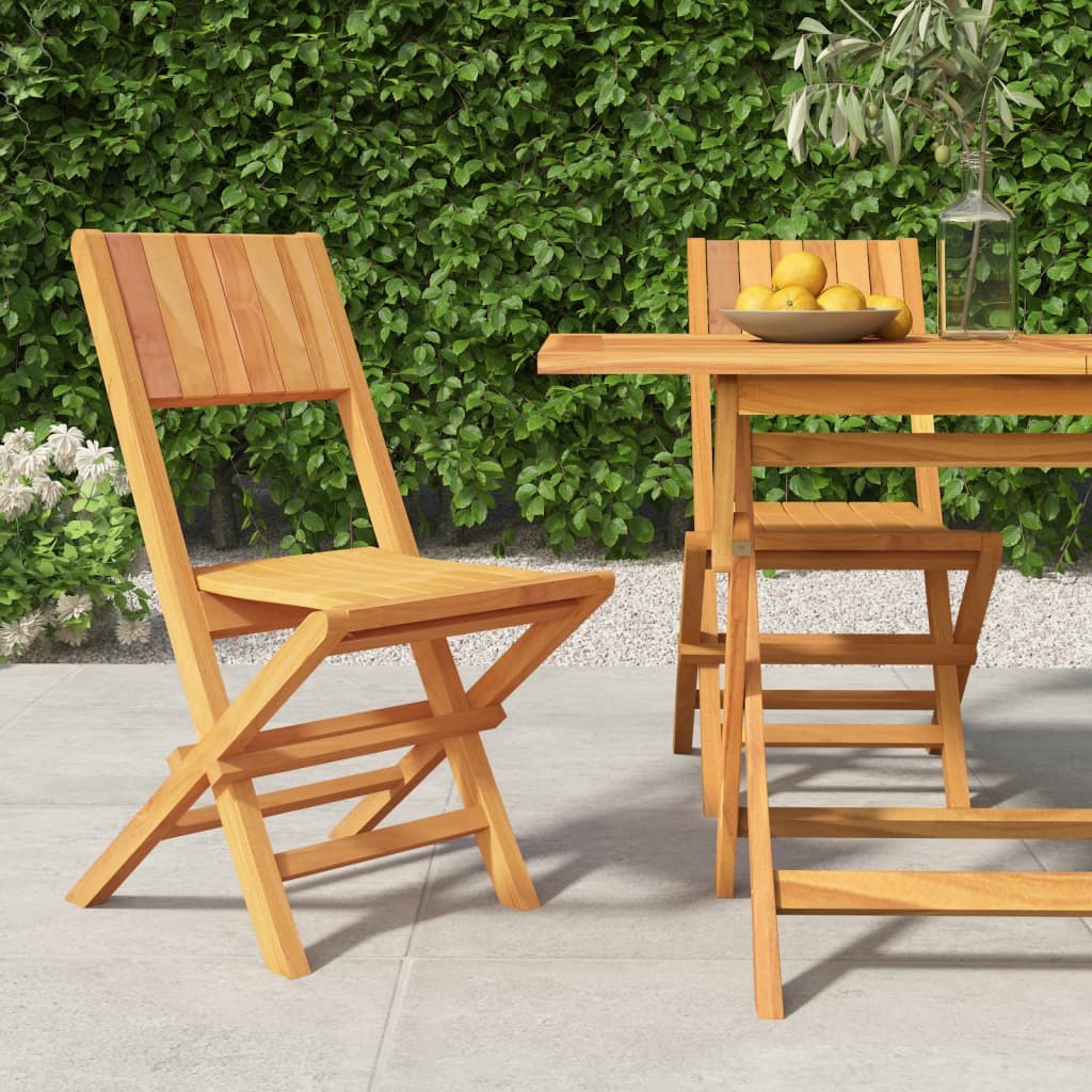 Folding Patio Chairs 2 pcs 18.5