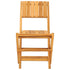 Folding Patio Chairs 2 pcs 18.5"x24"x35.4" Solid Wood Teak