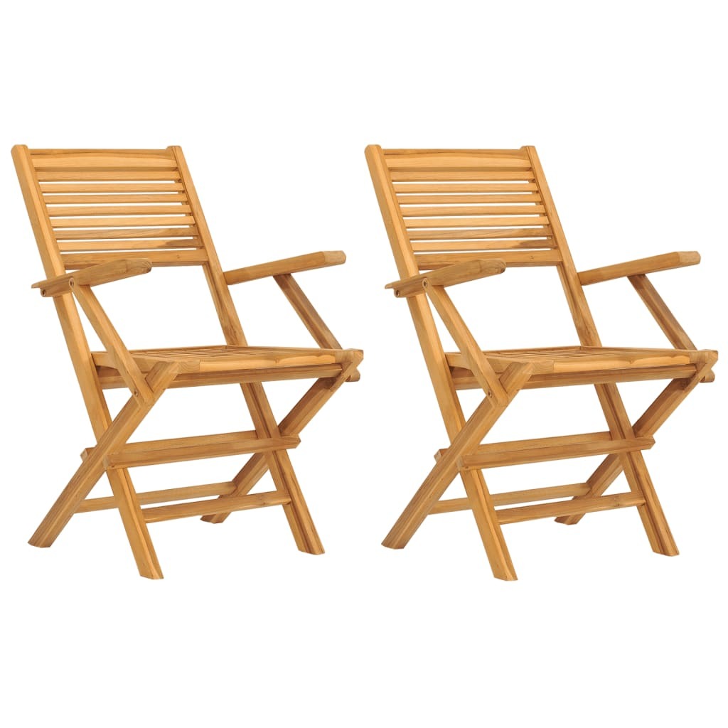 Folding Patio Chairs 2 pcs 21.7