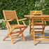 Folding Patio Chairs 2 pcs 21.7"x24.4"x35.4" Solid Wood Teak