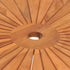 Folding Patio Table Ø 33.5"x29.5" Solid Wood Teak