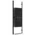 Folding Shower Enclosure ESG 39.4"x55.1" Black