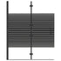 Folding Shower Enclosure ESG 39.4"x55.1" Black