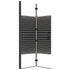 Folding Shower Enclosure ESG 39.4"x55.1" Black