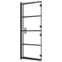 Folding Shower Enclosure ESG 47.2"x55.1" Black