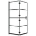Folding Shower Enclosure ESG 47.2"x55.1" Black