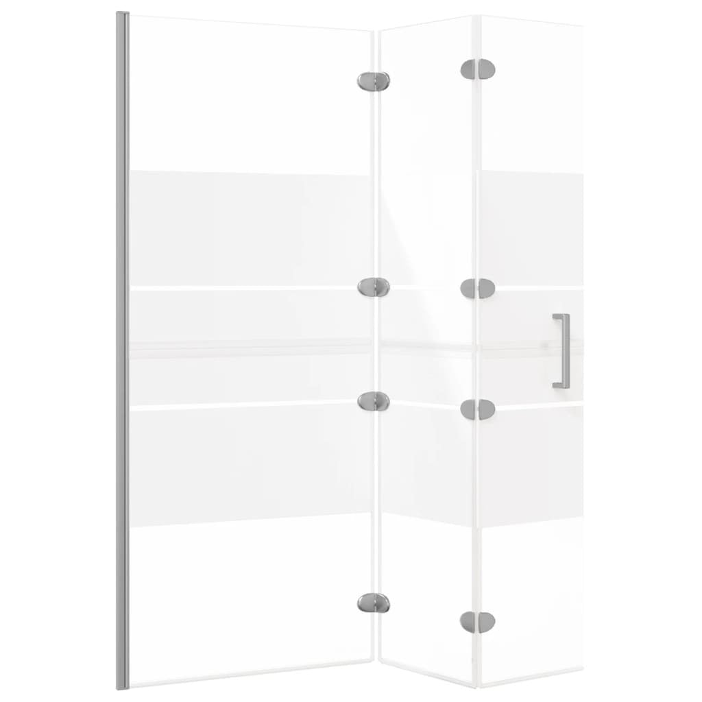 Folding Shower Enclosure ESG 47.2"x55.1" White