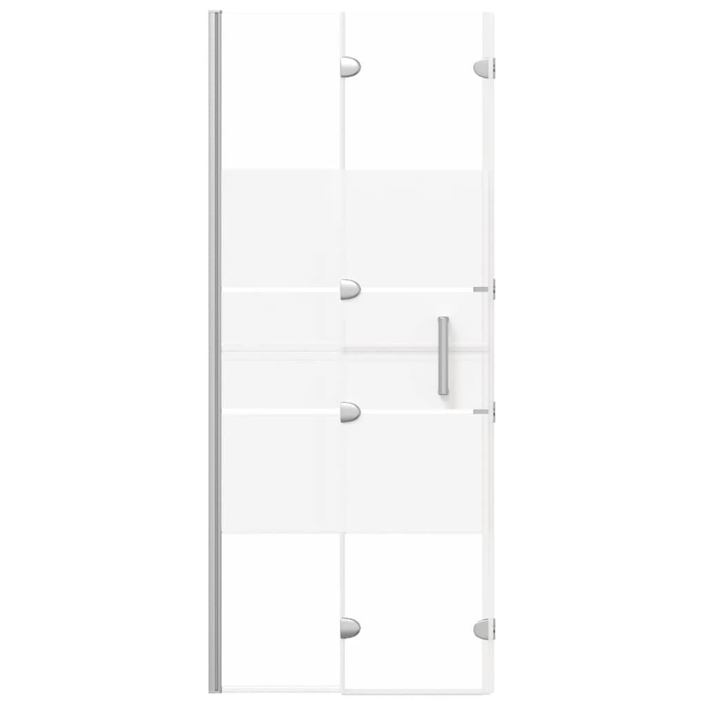 Folding Shower Enclosure ESG 47.2"x55.1" White