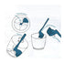 Food Processor Spatula for Thermomix Rotating Scraper for Pots Wall Food Removal Collection and Processing Tools Kitchen Utensil - WoodPoly.com