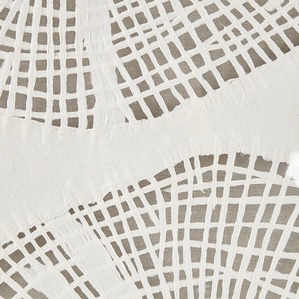 Framed Abstract Coastal Rice Paper 3-piece Shadowbox Wall Decor Set