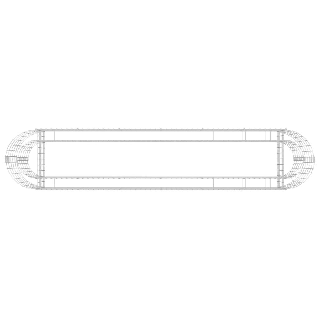 Gabion Raised Bed Galvanized Iron 102.4