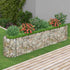Gabion Raised Bed Galvanized Iron 102.4"x19.7"x19.7"